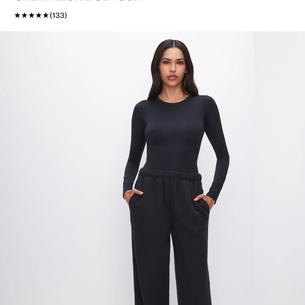 Good American Long Sleeve Bodysuit